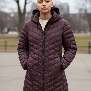 Outdoor Ventures Hooded Maryan Thermolite Puffer Coat Long XXL